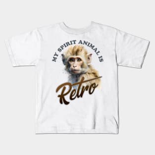 My Spirit Animal is Retro Kids T-Shirt